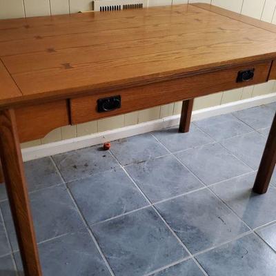 Mission Style Oak Table/Desk