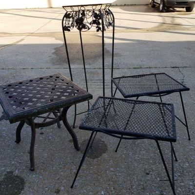 Outdoor Metal Tables, Stand