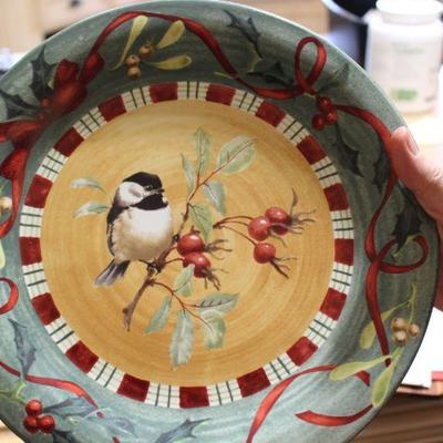 Winter Greetings Everyday Chickadee Lenox dishes-Online auction prior to the sale. Maybe available at the sale.