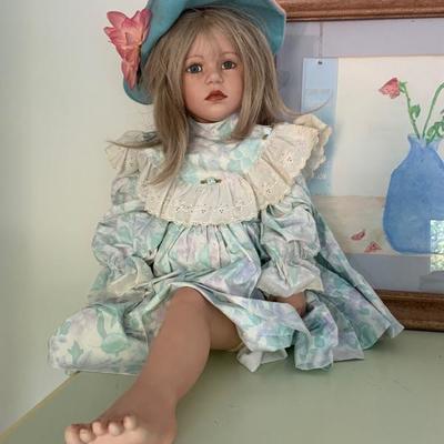 $15 for outfit & wig doll has one leg 