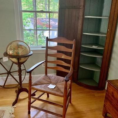 75$ , Antique chair with Cane Seat 