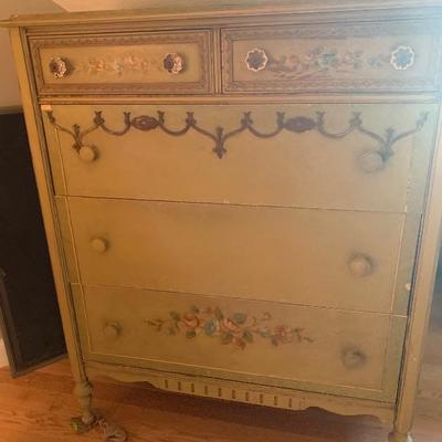 $150 painted mahogany 1930 s dresser 