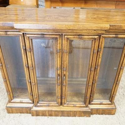 1237	SMALL LIGHTED DISPLAY CABINET, 36 IN X 31 1/2 IN 

