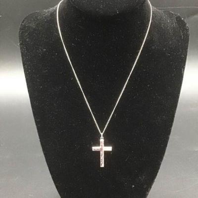 Sterling Cross Necklace