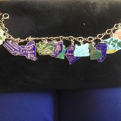 United States Charm Bracelet 2 - Sterling and Other