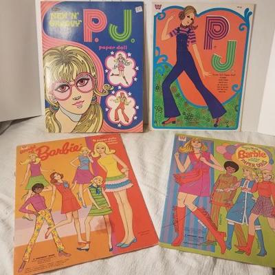 Groovy P.J. and Barbie Paper Dolls