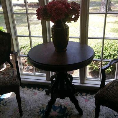 victorian lamp table