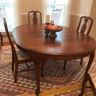Walnut Queen Anne style dining table $295
74 X 53 X 29 1/2
