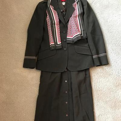 3 piece Eastern airlines flight attendant vintage  uniform $85
dress, jacket and scarf