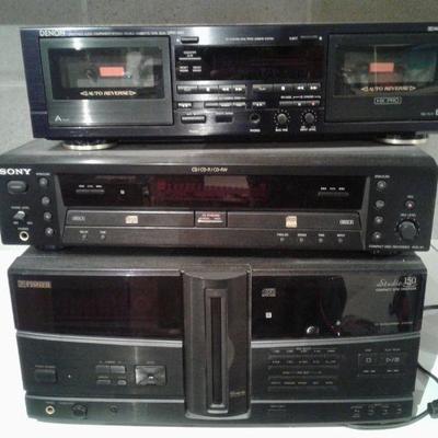 2 CD Players & Tape Deck