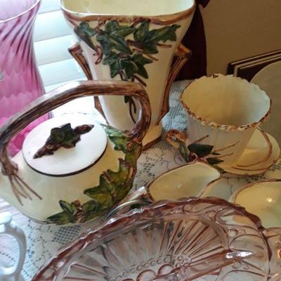 McCoy and Pink Depression Glass