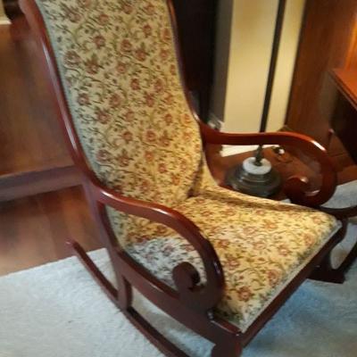 Vintage rocking chair.