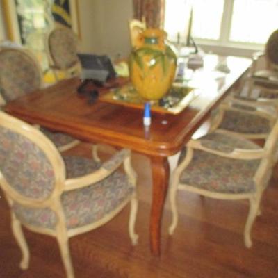 Dining Room Refectory Table and 6 Chairs  