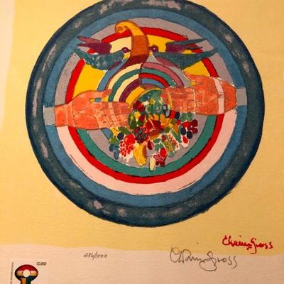 1980 - Serigraph / Signed by Artist Chaim Gross (Multiples)
