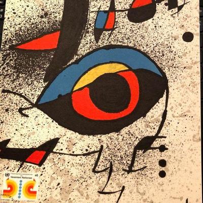 1980 Lithograph - Signed by Joan Miro (Multiples)