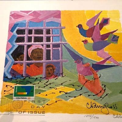 1973 - Lithograph / Signed by Artist Chaim Gross