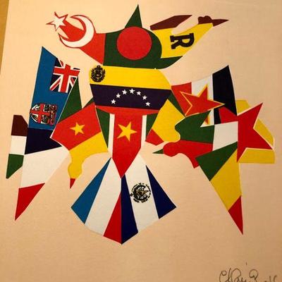 1980 Signed by Artist Chaim Gross / Lithograph