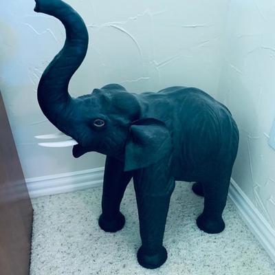 Carved floor elephant
