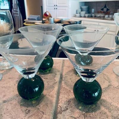 Unique martini glasses