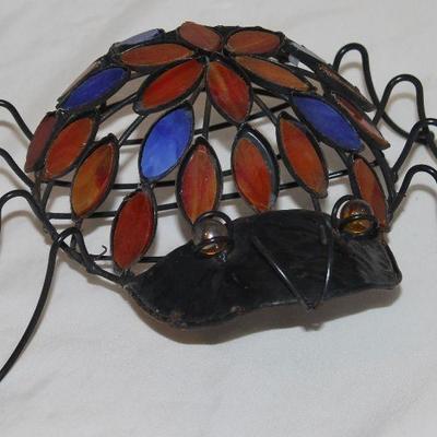 Large Stain Glass Spider