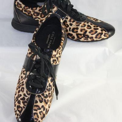 Kole Haan Signature Grandos Dyed Leopard Print Pony Hair Oxford