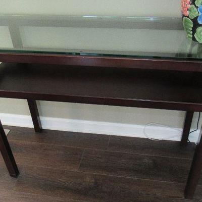 Lot 53 - Crate and Barrel Console Table $$275.00