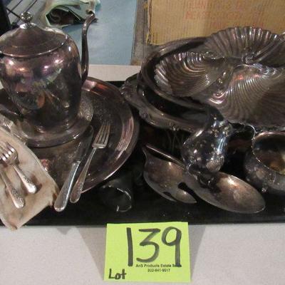 Lot 139 - Silver that will need polishing $245.00