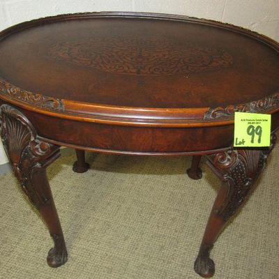 Lot 99 - Danish Modern Rosewood Round Table $375.00