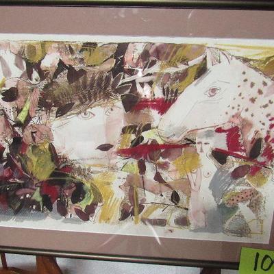 Lot 109 - Motif Print $65.00