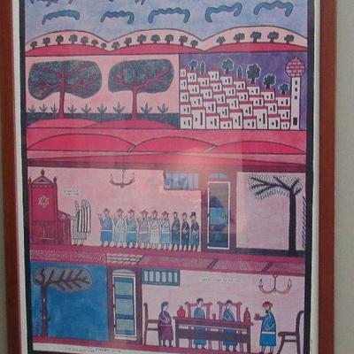 Lot 56 - Israel print picture $55.00