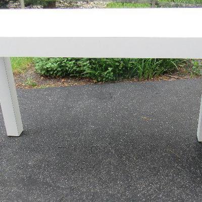 Lot 156 - White table $65.00