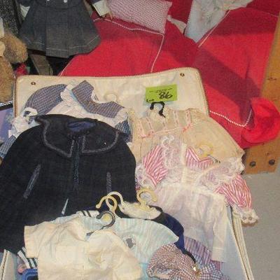 ot 86 - Huge Vintage Lot of Original American Girl items, Samantha, Many Dresses and two beds Pleasant Co. 1980's $650.00