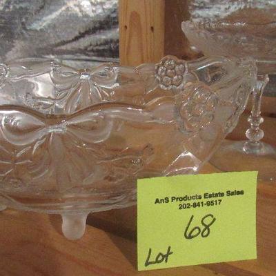 Lot 68- Two Crystal Bowls $35.00 