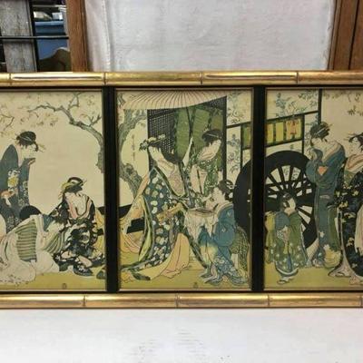https://www.ebay.com/itm/114244884737	Cma2093: 3 Oriental Pictures Framed 34x17.5 Local Pickup	 $80.00 
