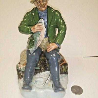 https://www.ebay.com/itm/124234321348	AB0427 PRE OWNED VINTAGE ROYAL DOULTON FIGURINE A GOOD CATCH H.N. 2258 SIGHNED 1	Auction	Starts...