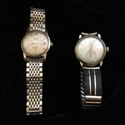 Two Vintage Omega Watches