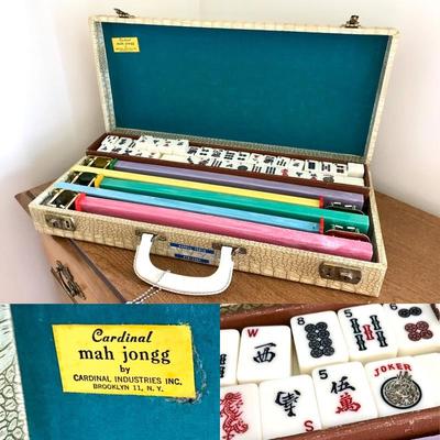 Pre-sale price $400 for this vintage Cardinal Mah Jongg Set. If interested please send a text message to 224-415-1525