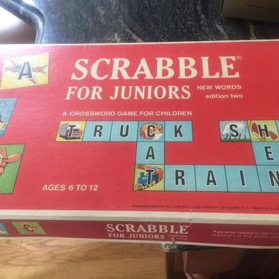 Vintage Scrabble for Juniors, 1960's $6