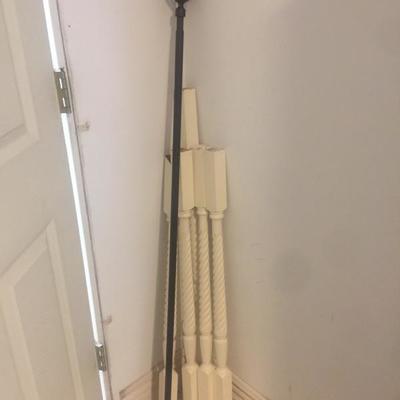 Stairway Ballisters, Oak Stairway Railing, Various Curtain Rods, Price Upon Request 