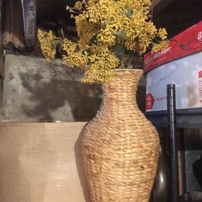 Woven Tall Floor Vase $8