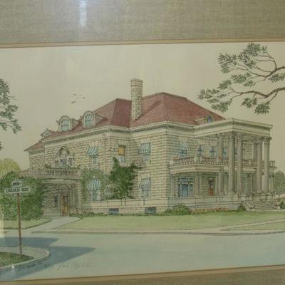 Beiger Mansion Jack Appleton print 