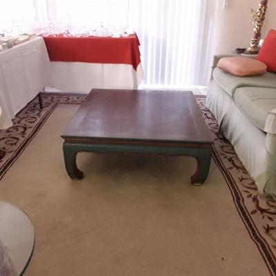 ROSEWOOD ASIAN COFFEE TABLE