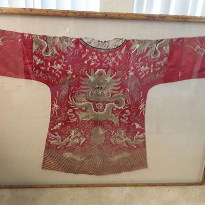 Vintage Silk Dragon Kimona