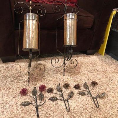 Candle Sconces and Decorative Hooks