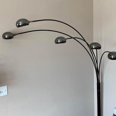 5 Orb Arched Floor Lamp