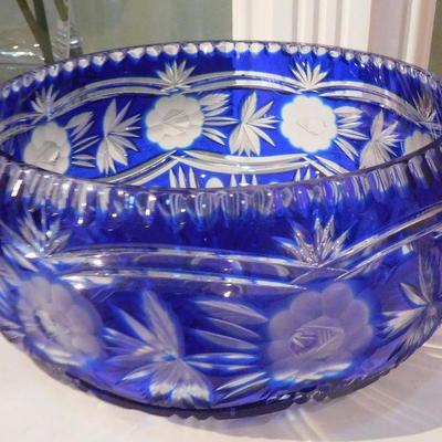 Bohemian Glass Bowl
