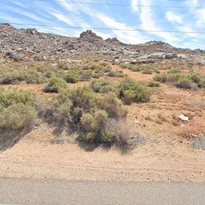 Lot items # 2 Picture 1 of 10
2.5 acre lot with Breath Taking Desert View 
This lot is adjacent to Lot 1.
2.5 acre lot on Stoddard Wells...