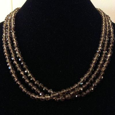 MMC050 Dark Crystal Beaded Necklace