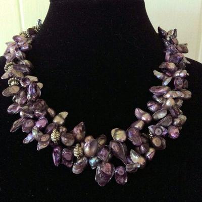 MMC062 Baroque Freshwater Pearl Necklace