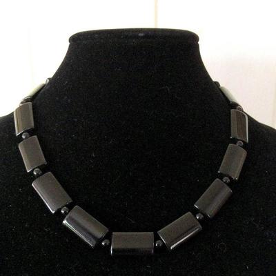 MMC065 Black Obsidian Necklace 